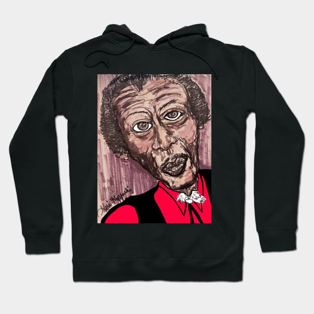 Chuck Berry "Father of Rock and Roll" Hoodie by TheArtQueenOfMichigan 